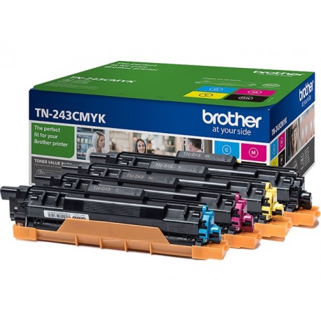 Pack 4 Toner Brother Pour DCP L3510CDW HL L3210CW MFC L3710CW