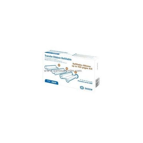 Ruban à transfert thermique Sagem TTR-200R (pack de 3 rubans)