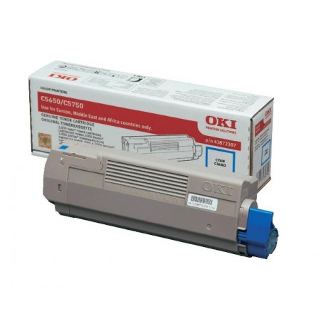 Toner cyan pour Oki C5650 / C5750