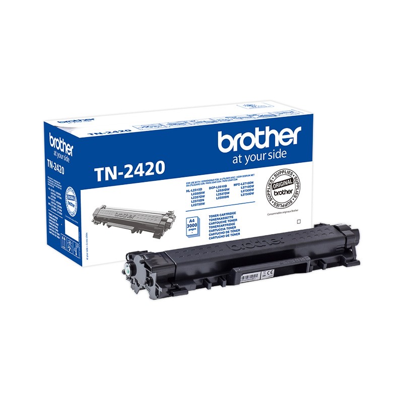 ONLYU 5 NOIR Cartouche de Toner Brother TN2420 TN2410 compatible pour DCP- L2530DW L2510D L2350DN MFC-L2750DW L2710DN 2710 - Cdiscount Informatique