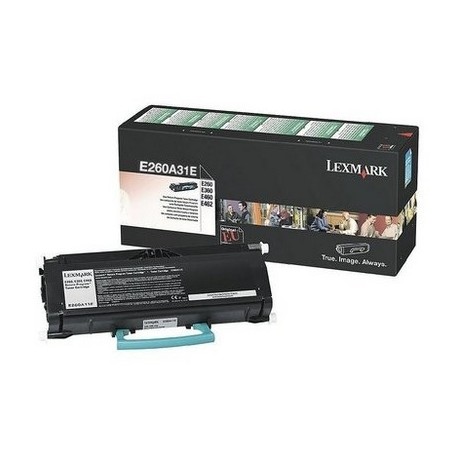 Toner noir Lexmark pour E260 / E360 / E460 (E260A31E)