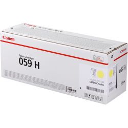 Cartouche Toner Jaune Haute Capacité CANON pour I SENSYS LBP852Cx (N°059H) 