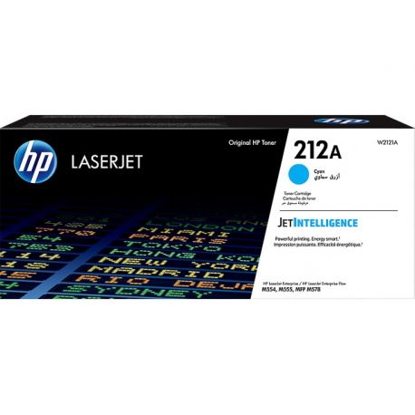 Toner Cyan HP pour color laserjet M554DN, M578DN .... (212A)