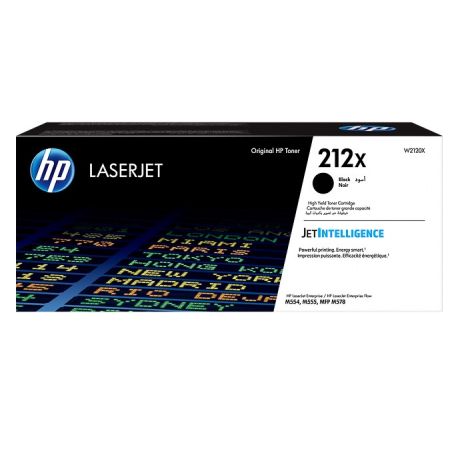 Toner noir haute capacité HP pour color laserjet M554DN, M578DN .... (212X)