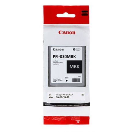 Cartouche noire mate Canon pour imagePROGRAF TA-30... (PFI-030MBK)