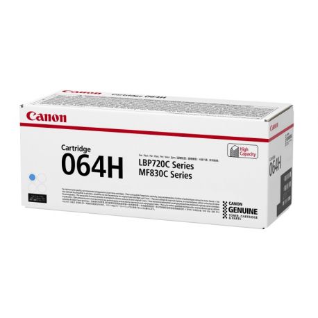 Cartouche Toner Cyan Haute Capacité Canon N° 064H pour i SENSYS MF832Cdw