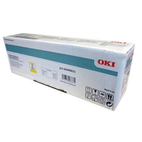 Toner Jaune Oki pour imprimante ES5432, ES5442, ES5473