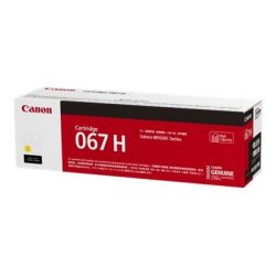 Cartouche toner Jaune Haute capacité Canon pour Multifonction I-Sensys MF651cw, MF655cdw, ... (067H)