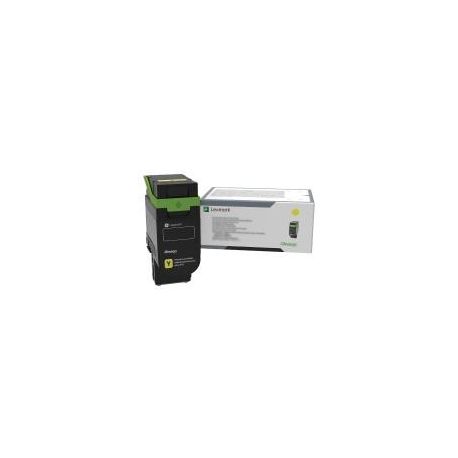 Toner Jaune Haute Capacité Lexmark pour CS531adn - CX532adwe (8 800 pages) - Standard