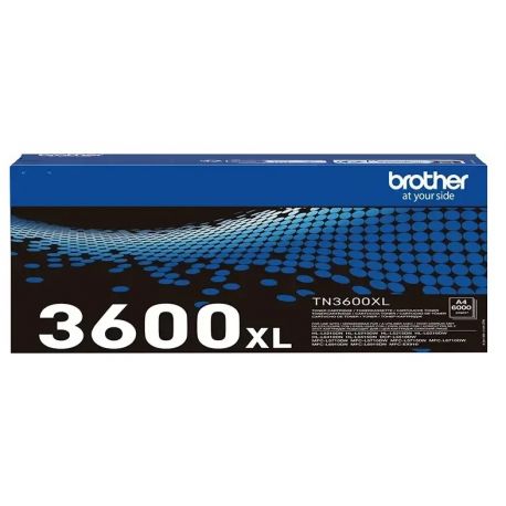 Toner Haute Capacité Brother pour DCP-L5510DW/MFC L6710DW/ HL L6210DW.. (TN3600XL)