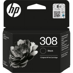 Cartouche d'encre Noir HP pour ENVY 6110/ 6120 ....  (N°308)