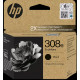 Cartouche d'encre Noir HP Evomore pour ENVY 6110/ 6120 ....  (N°308e)