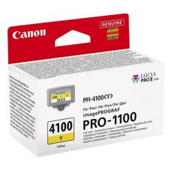 Cartouche Jaune Canon pour IMAGEPROGRAF PRO 110/ PRO 1100 GB(PFI-4100Y)