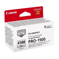 Cartouche Photo grise Canon pour IMAGEPROGRAF PRO 110/ PRO 1100 GB(PFI-4100PGY)