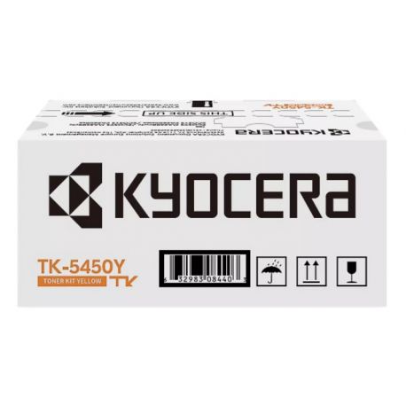 Toner Jaune Haute capacité Kyocéra pour ECOSYS MA2600cfx, PA2600cx ... (TK-5450Y)