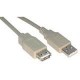 RALLONGE USB 2.0 TYPE A M/F 2M