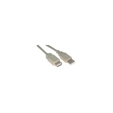 RALLONGE USB 2.0 TYPE A M/F 2M